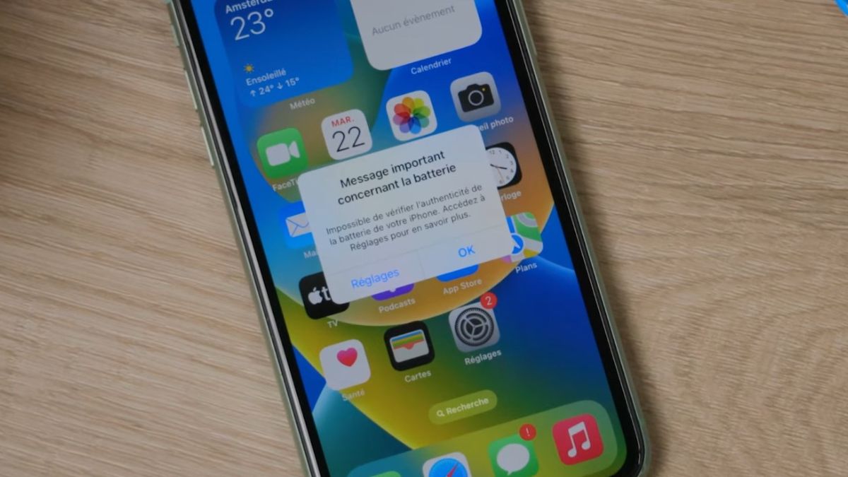 Meldung „unbekanntes Teil“ nach Austausch des iPhone 13-Bildschirms